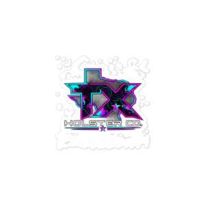 TX Holster Co. Neon Logo Sticker
