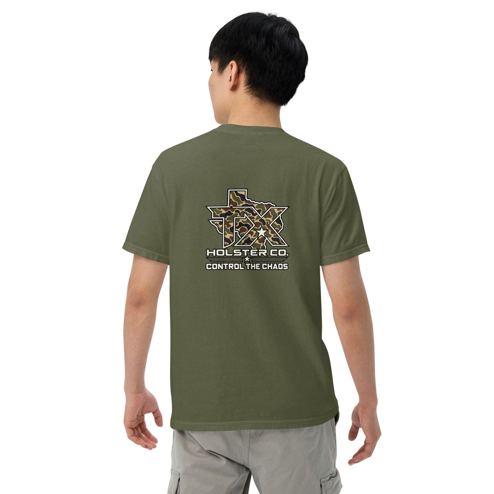 TX Holster Co. Duck Camo Two-Sided Tee - Image 4