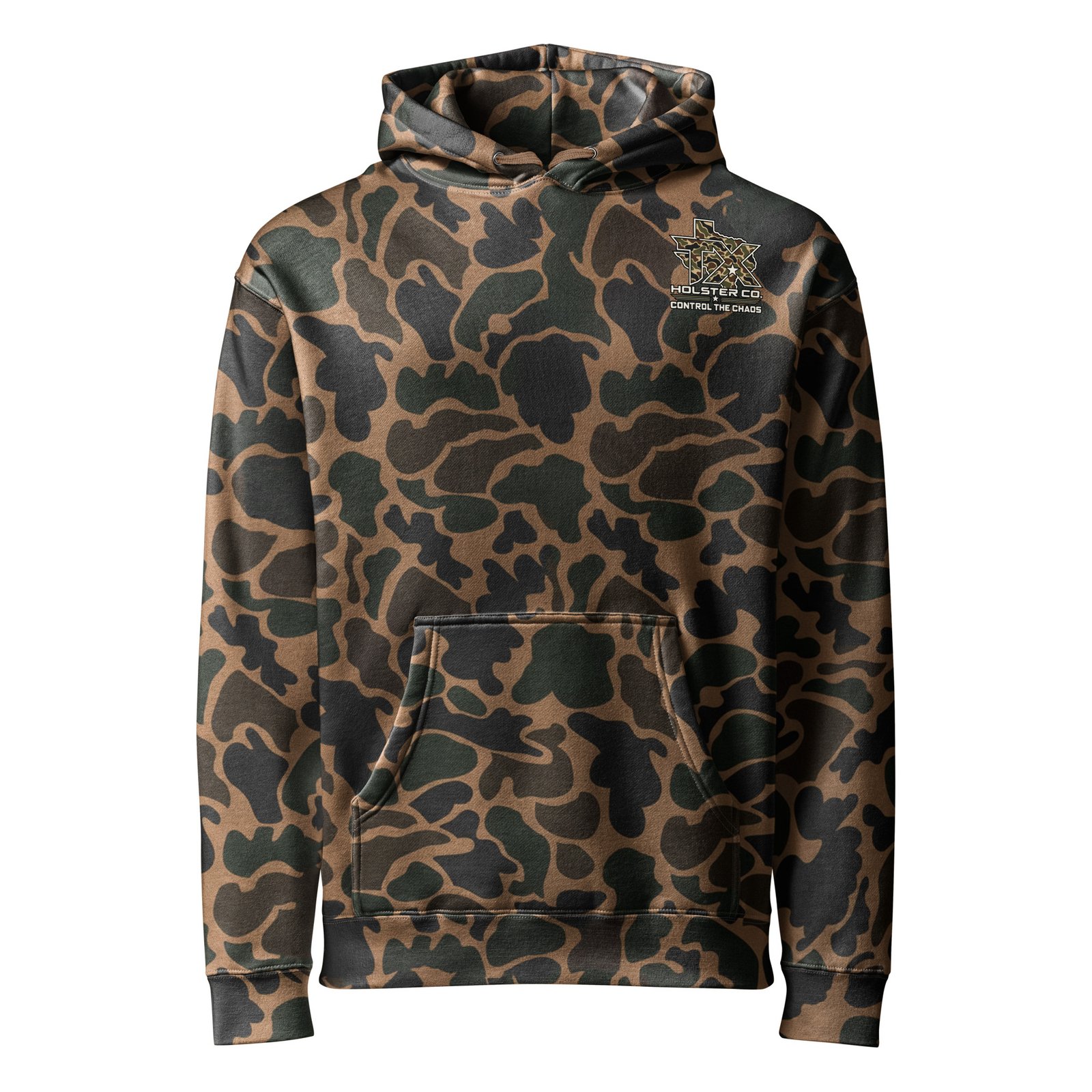 TX Holster Co. Duck Camo Heavyweight Hoodie - Image 2